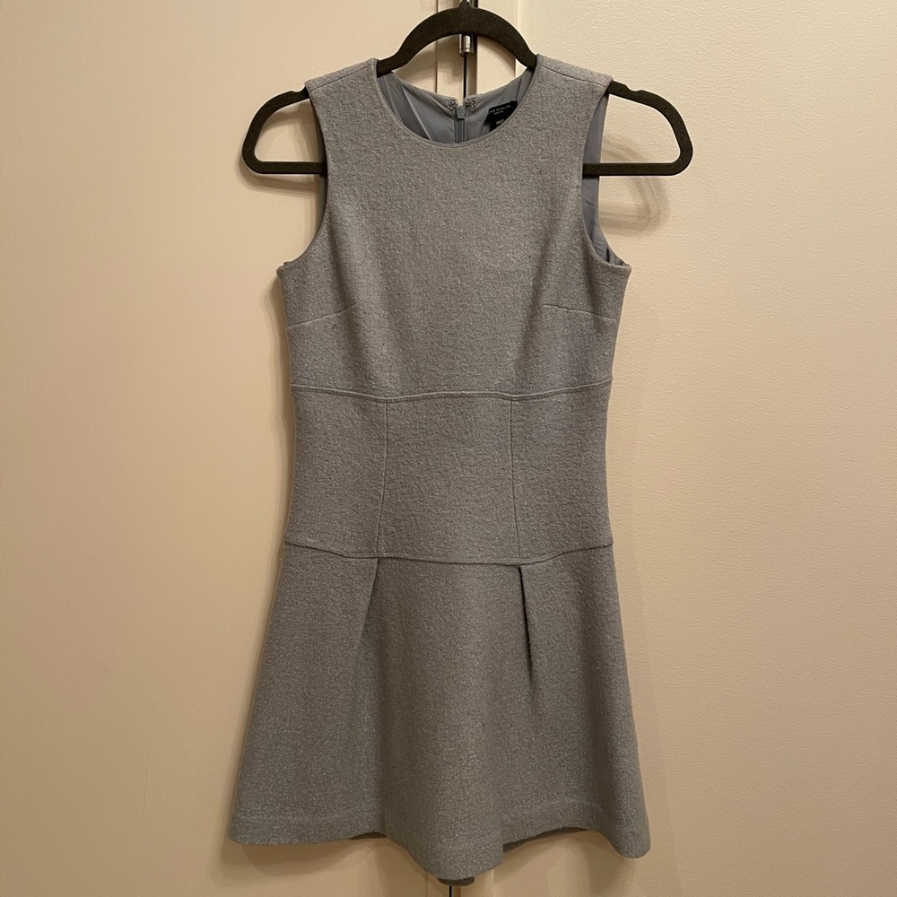 Ann Taylor Powder Blue Wool Mini Dress 00P